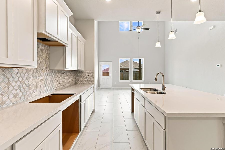 Furnished interior view inside a new home in Cordova Crossing, Seguin (Image 16).