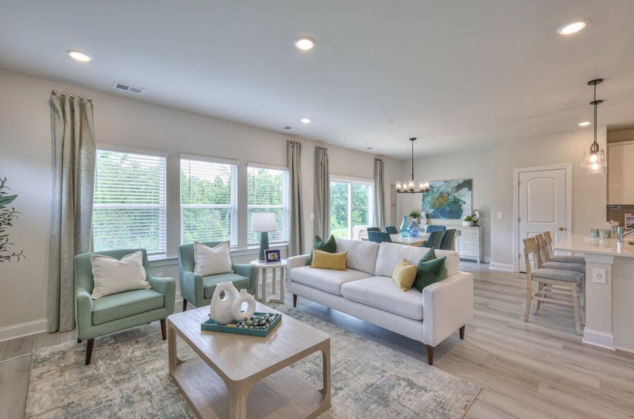 Enjoy family nights in the spacious great room.