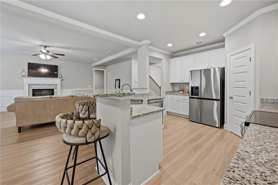 Furnished interior view inside a new home in , McDonough (Image 12).