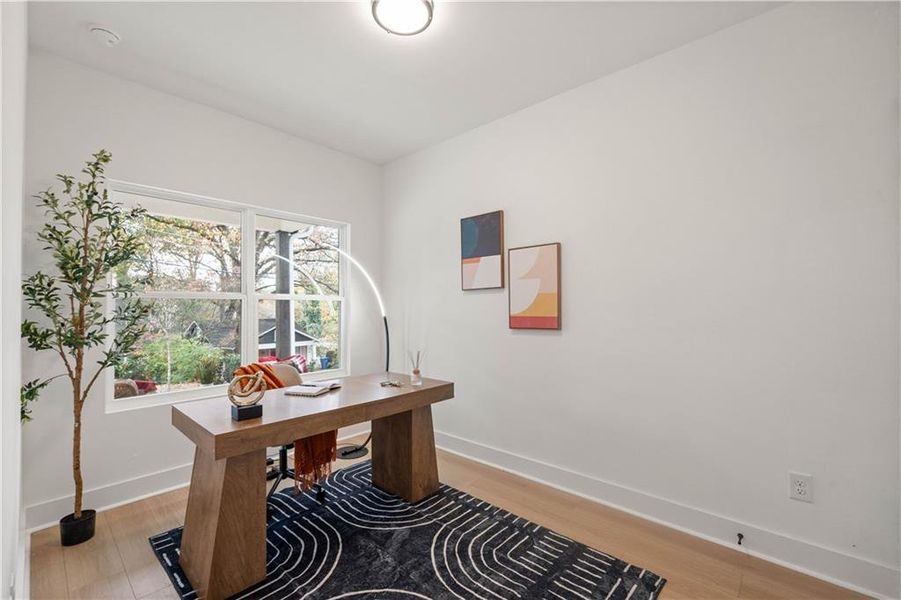 Furnished interior view inside a new home in , Atlanta (Image 45).