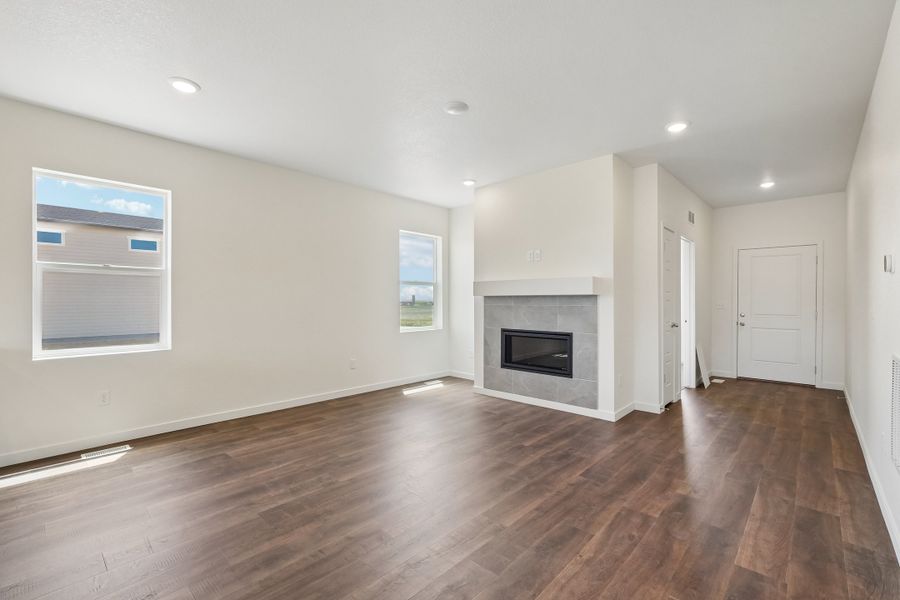 Spacious, unfurnished interior of a new home in Hudson Hills, Hudson (Image 18). Spacious, unfurnished interior of a new home in Hudson Hills, Hudson (Image 18).