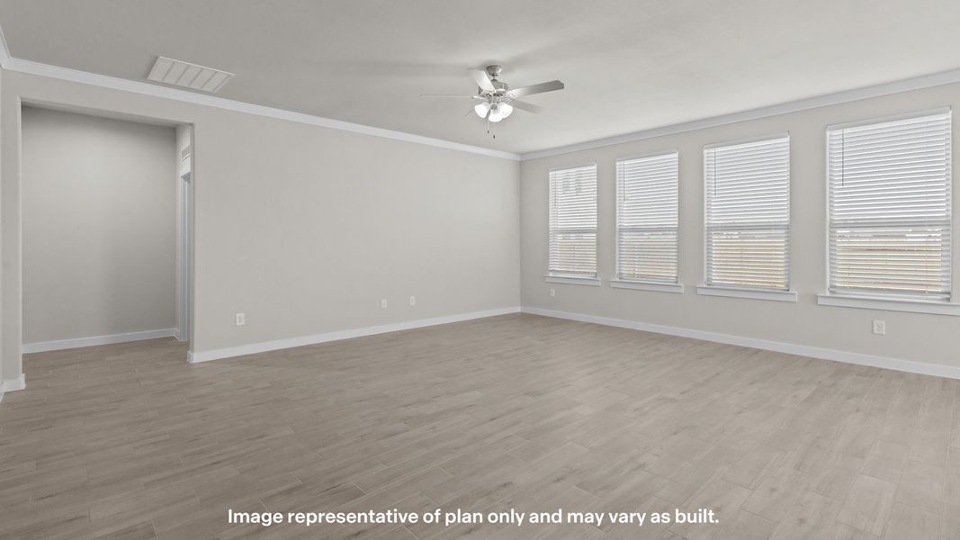 Spacious, unfurnished interior of a new home in Homestead at Parks Bell Ranch, Odessa (Image 13).