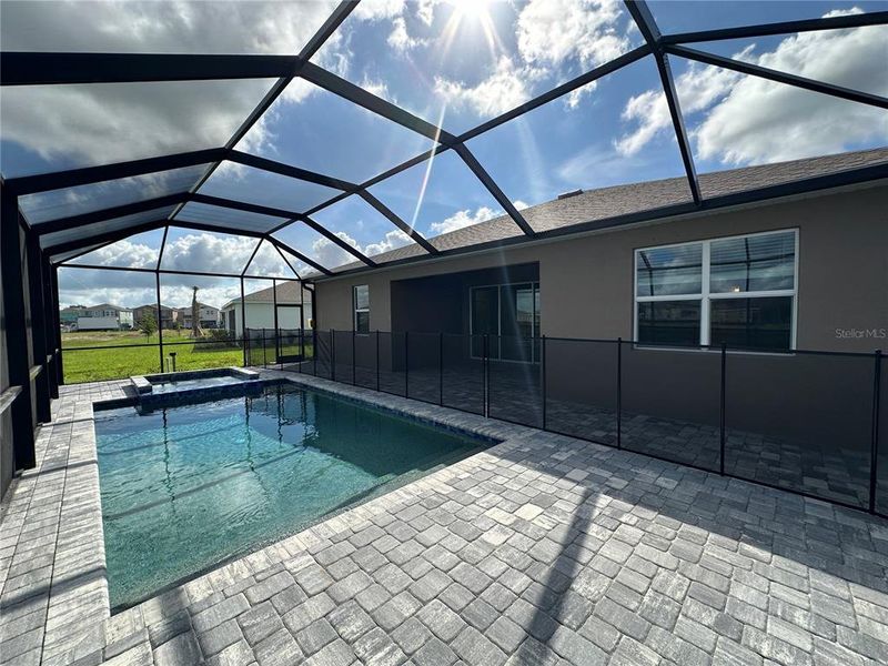 Exterior details and patio area of a home in Rye Ranch, Parrish (Image 18). Exterior details and patio area of a home in Rye Ranch, Parrish (Image 18).
