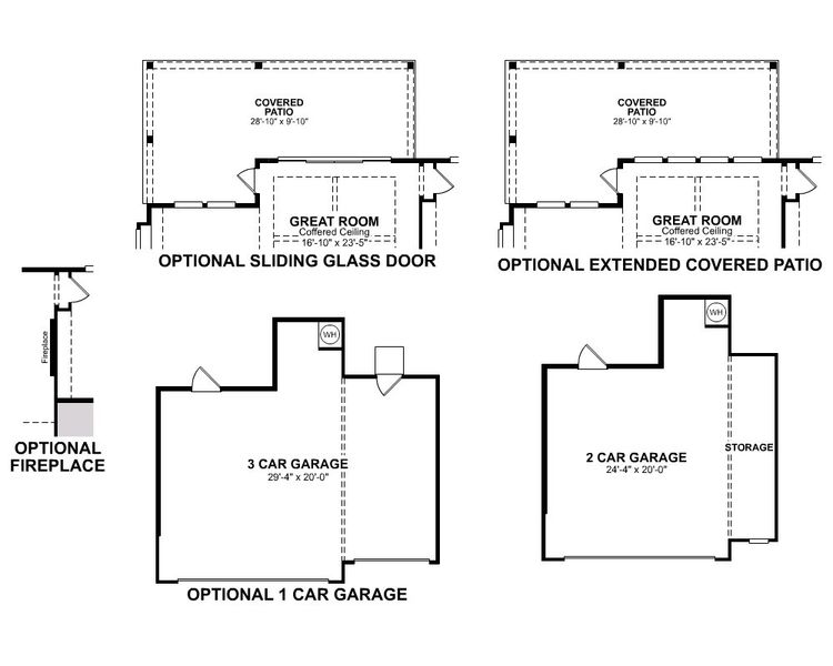 2D floor plan layout for the Arden by Beazer Homes in COLTON: Prestige Collection, Todd Mission, TX (Image 5).