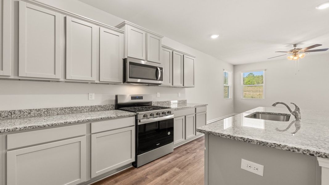 Furnished interior view inside a new home in Byrd Village, Graniteville (Image 7).