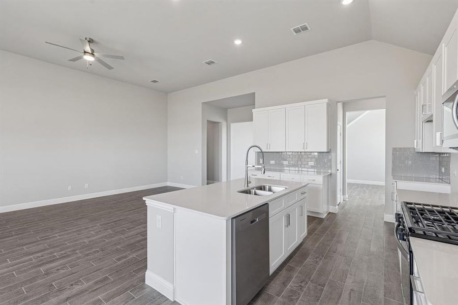 Furnished interior view inside a new home in Venetian, Weston (Image 10).
