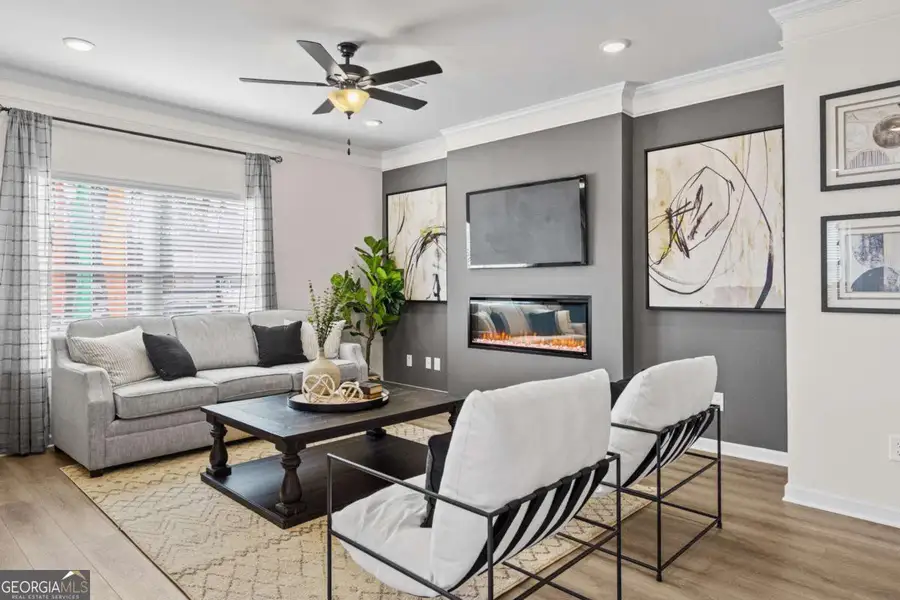 Furnished interior view inside a new home in Glendale Towns, Conyers (Image 5).