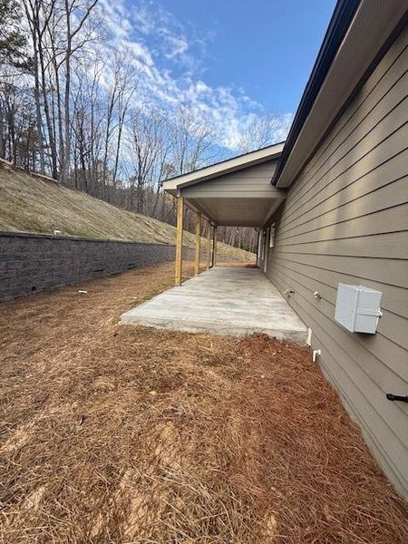 Exterior details and patio area of a home in , Waleska (Image 3). Exterior details and patio area of a home in , Waleska (Image 3).