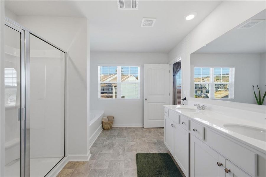 Furnished interior view inside a new home in , Dahlonega (Image 18). Furnished interior view inside a new home in , Dahlonega (Image 18).