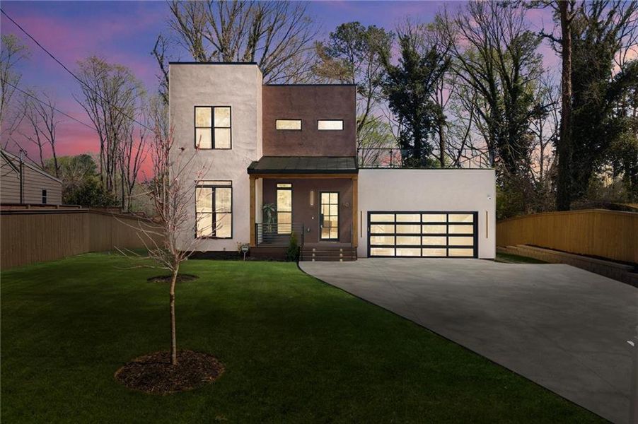 Front exterior of a new home in , Atlanta, GA, highlighting curb appeal (Image 2). Front exterior of a new home in , Atlanta, GA, highlighting curb appeal (Image 2).