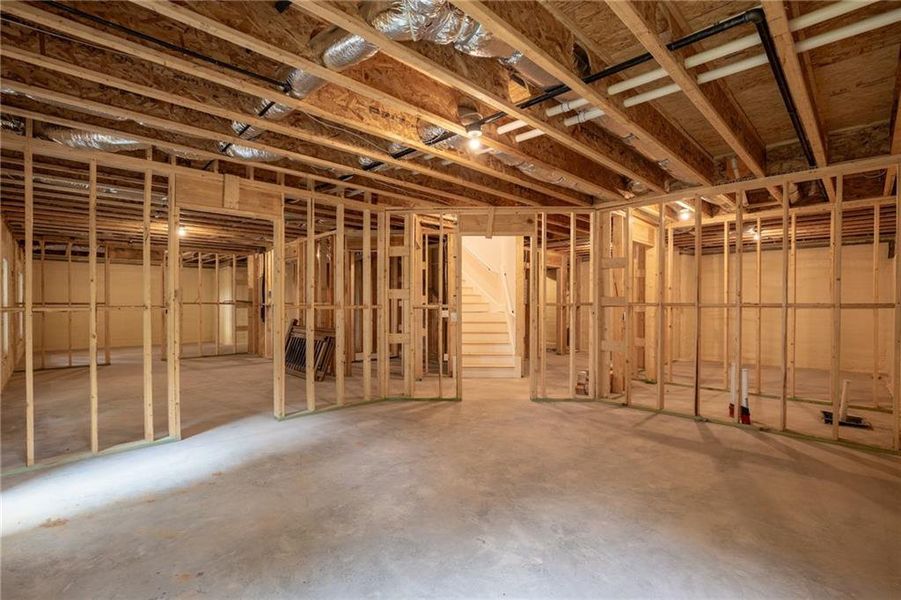 In-progress construction of a new home in , Atlanta, GA (Image 55).