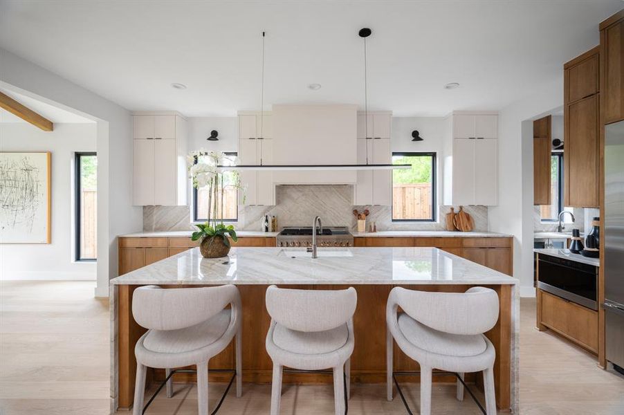 Furnished interior view inside a new home in , Dallas (Image 15).