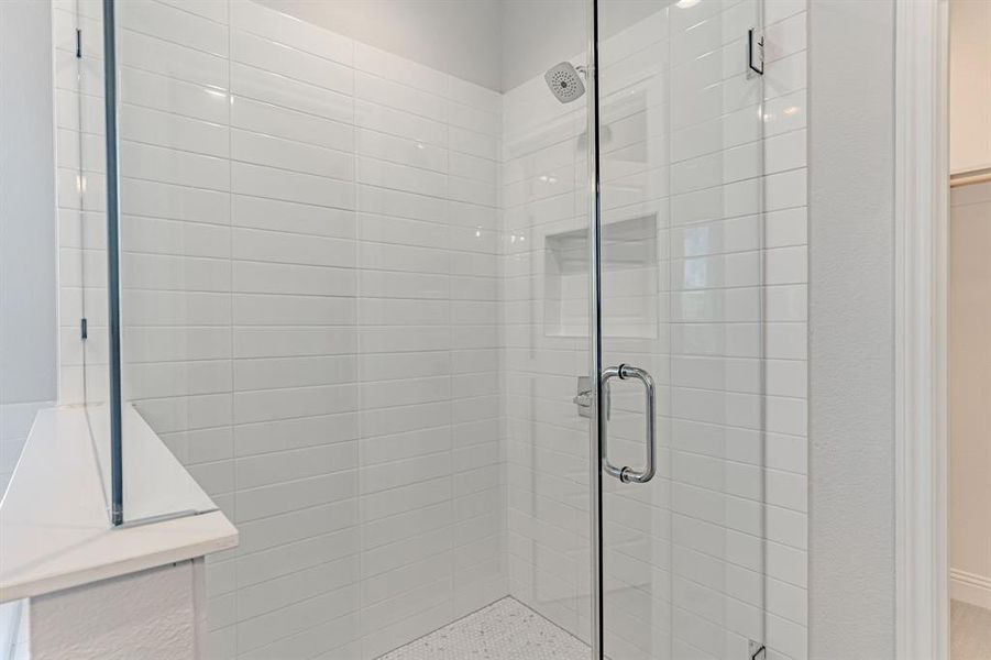 Close-up of interior finishes inside a home in , Fort Worth (Image 17).