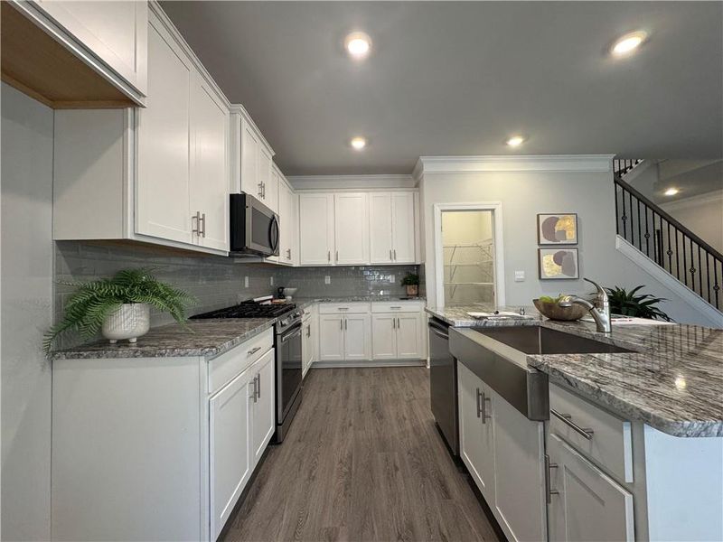 Furnished interior view inside a new home in Tuscany Hills, Douglasville (Image 8).