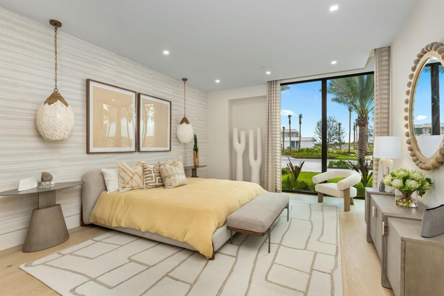 Furnished interior view inside a new home in , Palm Beach Gardens (Image 15). Furnished interior view inside a new home in , Palm Beach Gardens (Image 15).