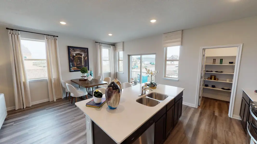 Furnished interior view inside a new home in Easton Park, Austin (Image 3).