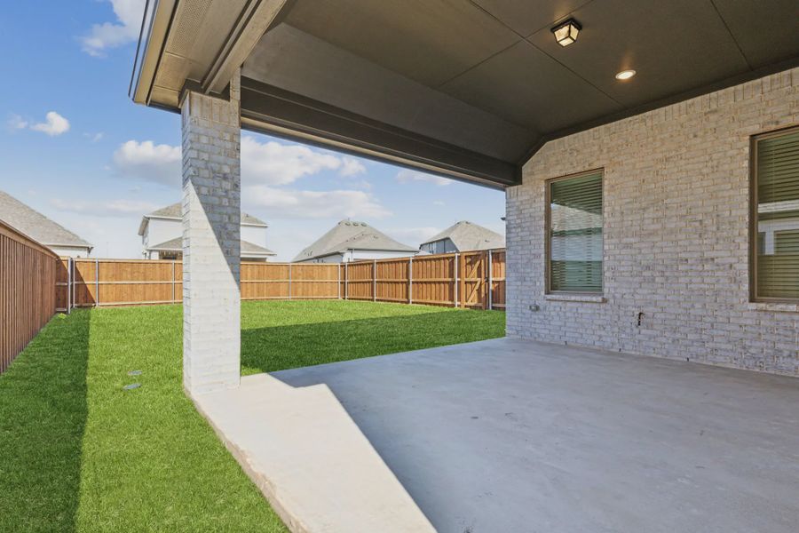 Representative exterior details of a home built from the Andover by Chesmar Homes in Karis, Crowley (Image 3).