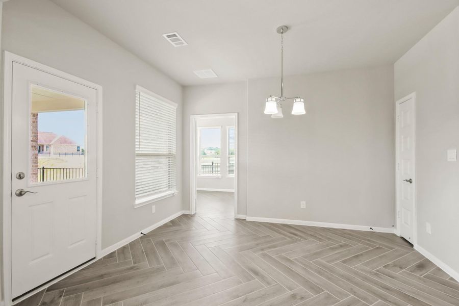 Charming dining area