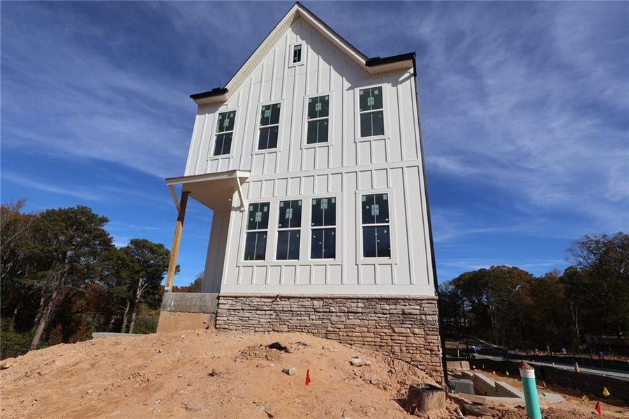 In-progress construction of a new home in Celesta, Decatur, GA (Image 8).