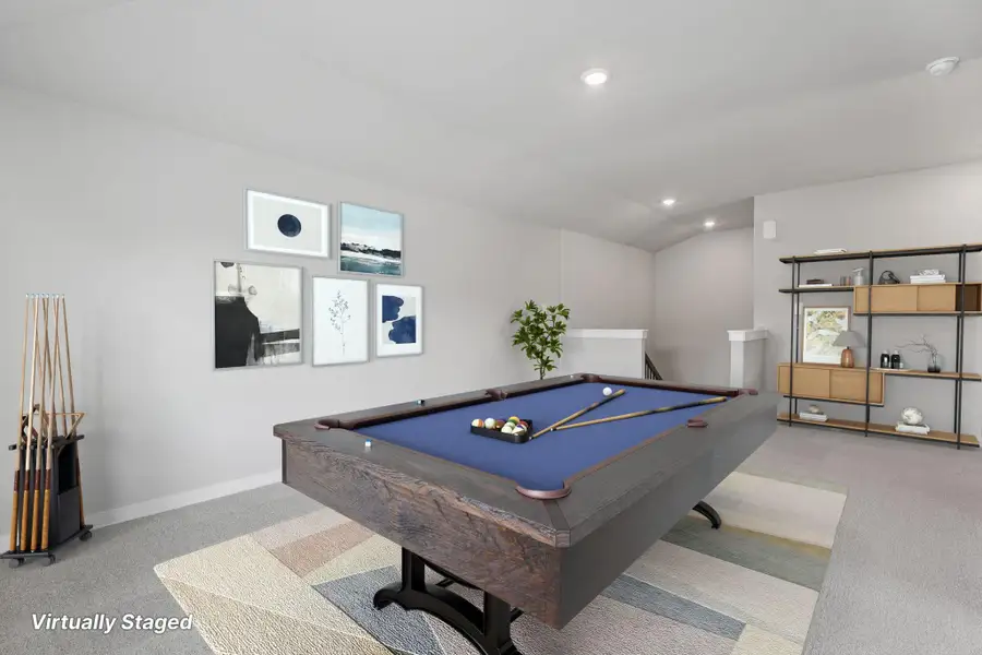 Furnished interior view inside a new home in Stewart's Ranch, Conroe (Image 4).