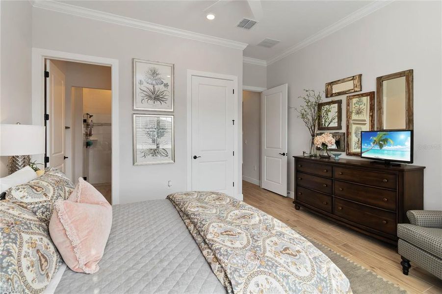 Furnished interior view inside a new home in Del Webb Sunbridge, St. Cloud (Image 43).
