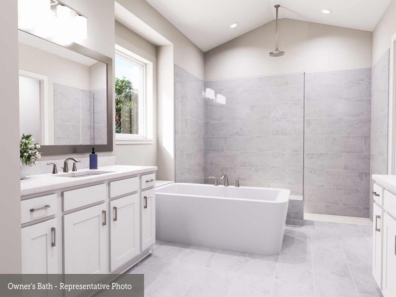 Owner's Bath - Representative Photo Owner's Bath - Representative Photo