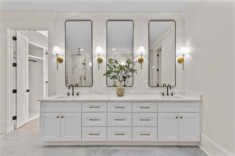 Furnished interior view inside a new home in , Dacula (Image 10).