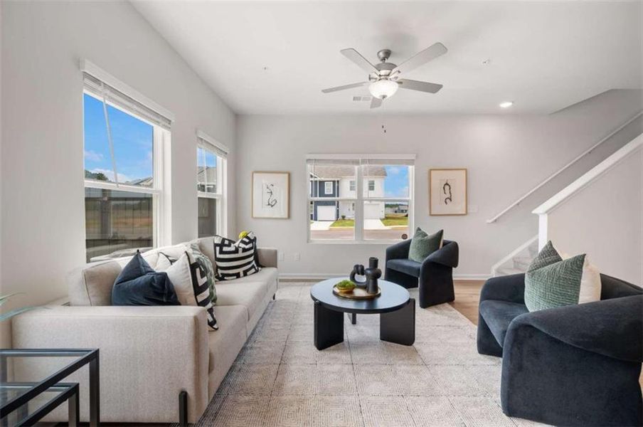 Furnished interior view inside a new home in , Jonesboro (Image 25). Furnished interior view inside a new home in , Jonesboro (Image 25).