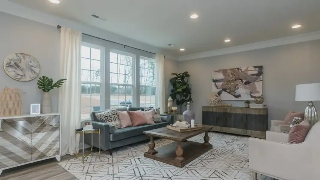 Representative furnished interior of a home built from the Devon by DRB Homes in McBride, Indian Trail (Image 5).