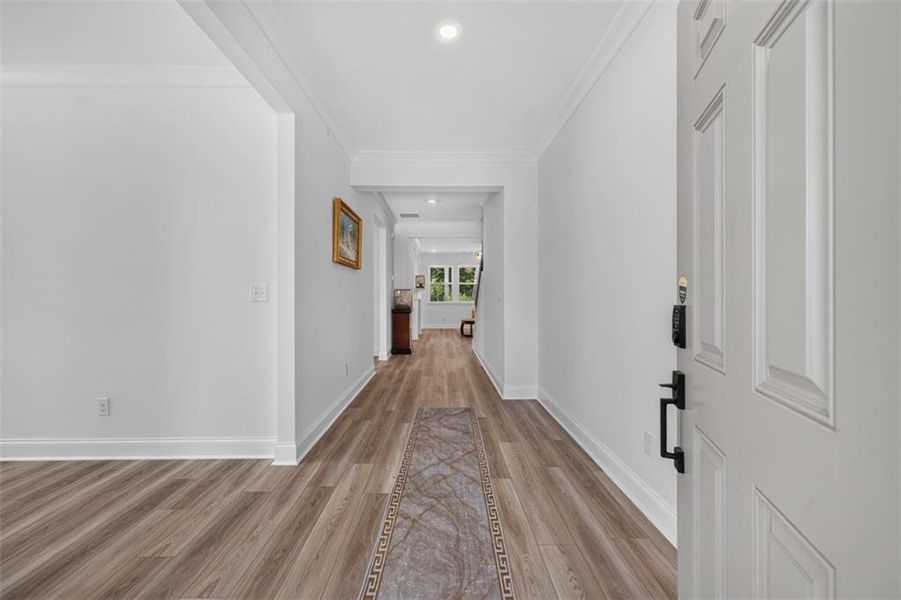 Spacious, unfurnished interior of a new home in Bailey Fence, Dacula (Image 51).