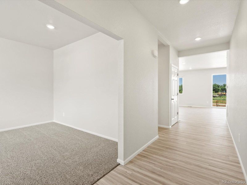 Spacious, unfurnished interior of a new home in Poudre Heights: The Lakes Collection, Windsor (Image 32).