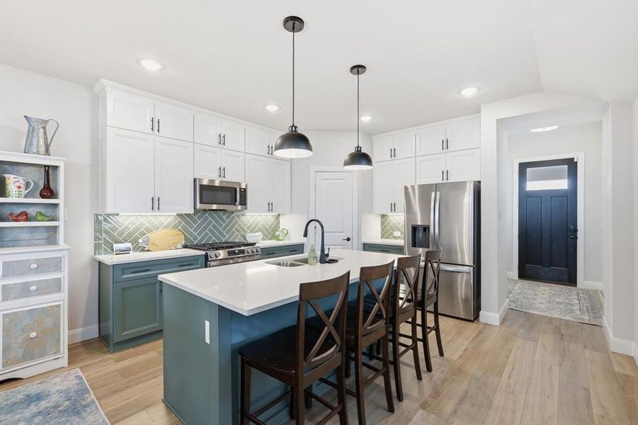 Furnished interior view inside a new home in , Midlothian (Image 10).