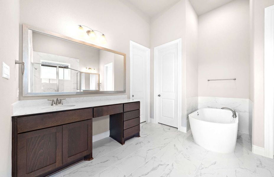 Furnished interior view inside a new home in Audubon 60′, Magnolia (Image 11).