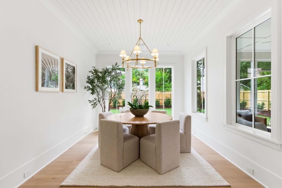 Furnished interior view inside a new home in , Mount Pleasant (Image 34).