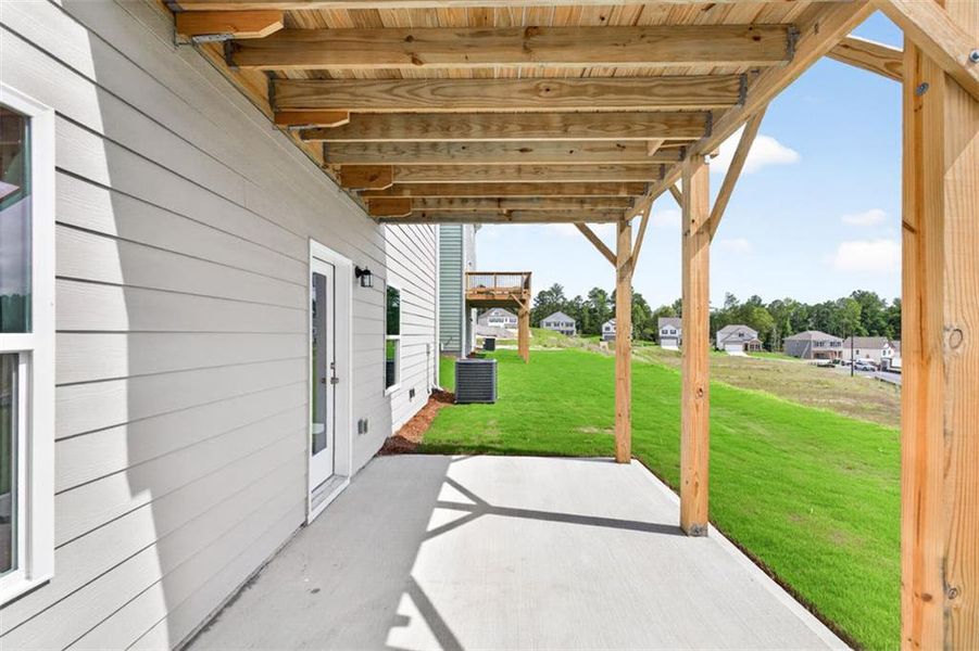 Exterior details and patio area of a home in Oakmont, Dallas (Image 26).