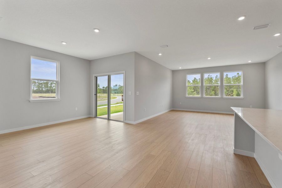 Palmetto Floorplan Lot 49 Great Room with Patio Door at Seminole Palms in Palm Coast Palmetto Floorplan Lot 49 Great Room with Patio Door at Seminole Palms in Palm Coast