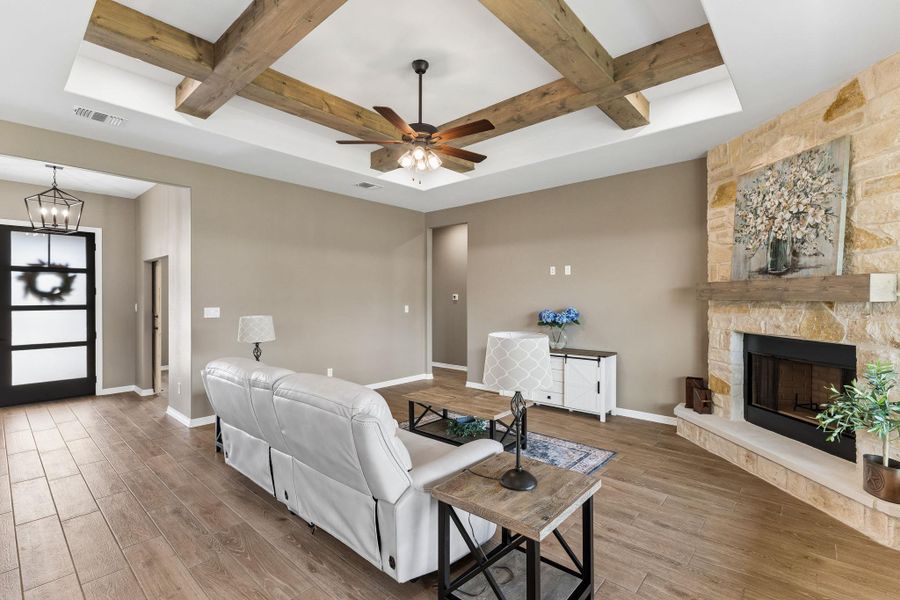 There's a quiet confidence to this room. Warm, welcoming, and designed for the moments that matter most.