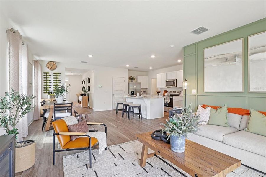 Furnished interior view inside a new home in , Lakeland (Image 28).