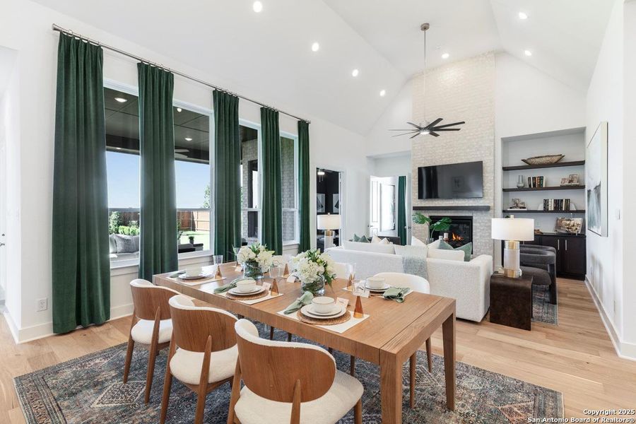 Furnished interior view inside a new home in Mont Blanc, Schertz (Image 24).