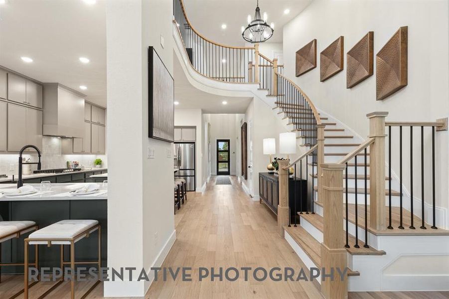 Furnished interior view inside a new home in Mosaic, Celina (Image 12).