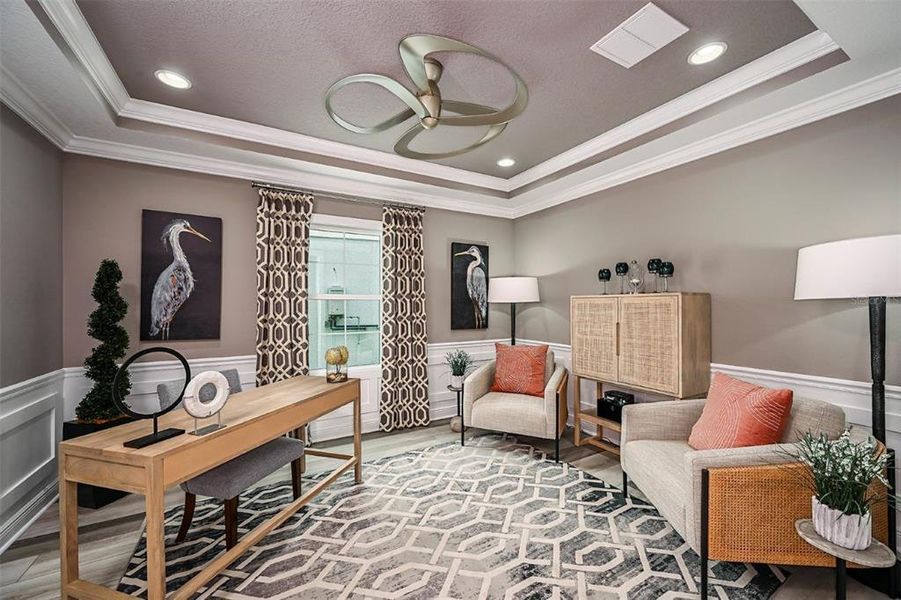 Furnished interior view inside a new home in Waterset, Apollo Beach (Image 8). Furnished interior view inside a new home in Waterset, Apollo Beach (Image 8).
