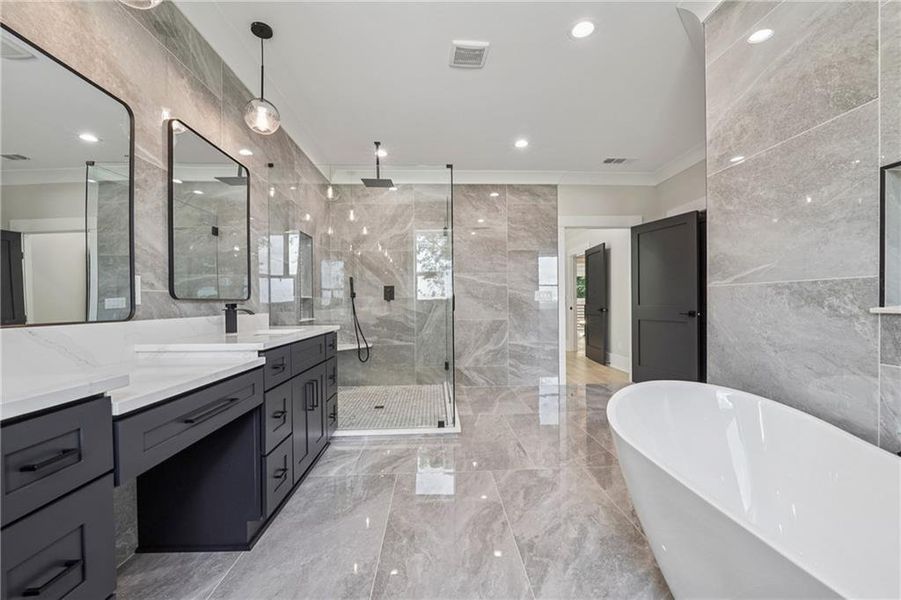 Furnished interior view inside a new home in , Commerce (Image 19).