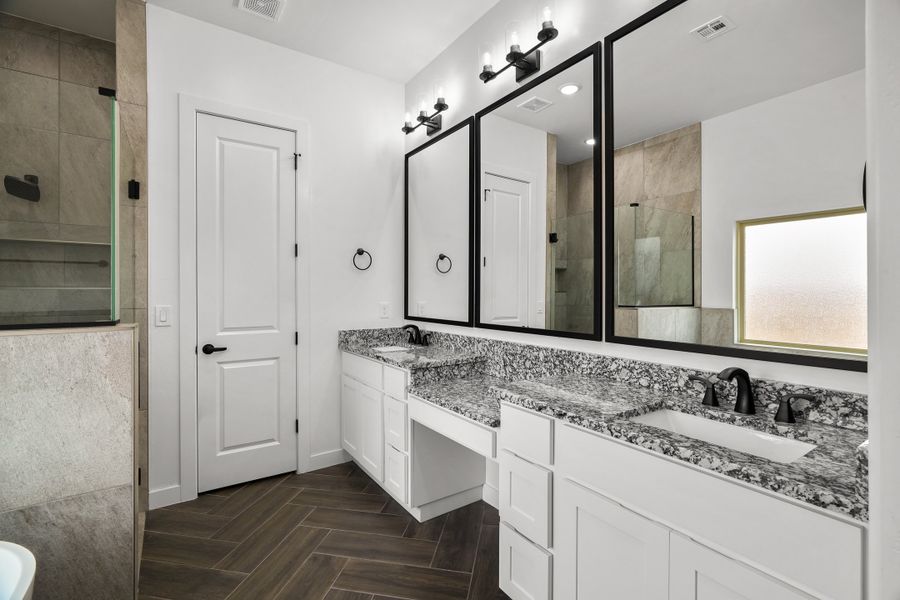 Representative furnished interior of a home built from the Scottsdale by LEH. Homes in Painted Sky, El Paso (Image 28). Representative furnished interior of a home built from the Scottsdale by LEH. Homes in Painted Sky, El Paso (Image 28).