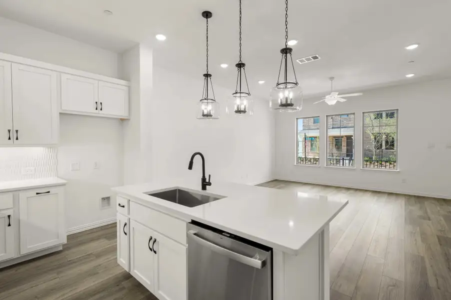 Open Kitchen-Living-Dining Room Representative Photo