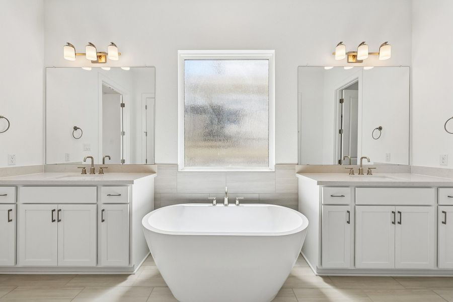 Representative furnished interior of a home built from the Rainey by Taylor Morrison in Santa Rita Ranch, Liberty Hill (Image 13).