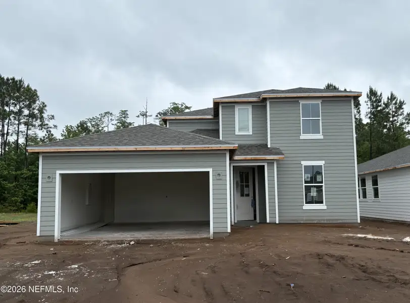 In-progress construction of a new home in Panther Creek, Jacksonville, FL (Image 5).