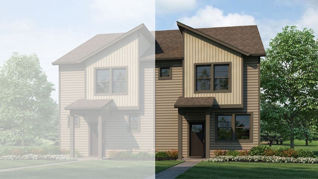 Representative exterior photo of a completed home built from the AUGUSTA by D.R. Horton in Vista Meadows, Fort Lupton, CO (Image 2).