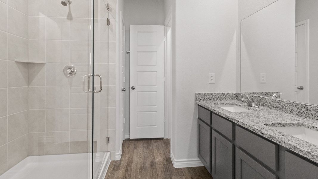 Primary bathroom Primary bathroom