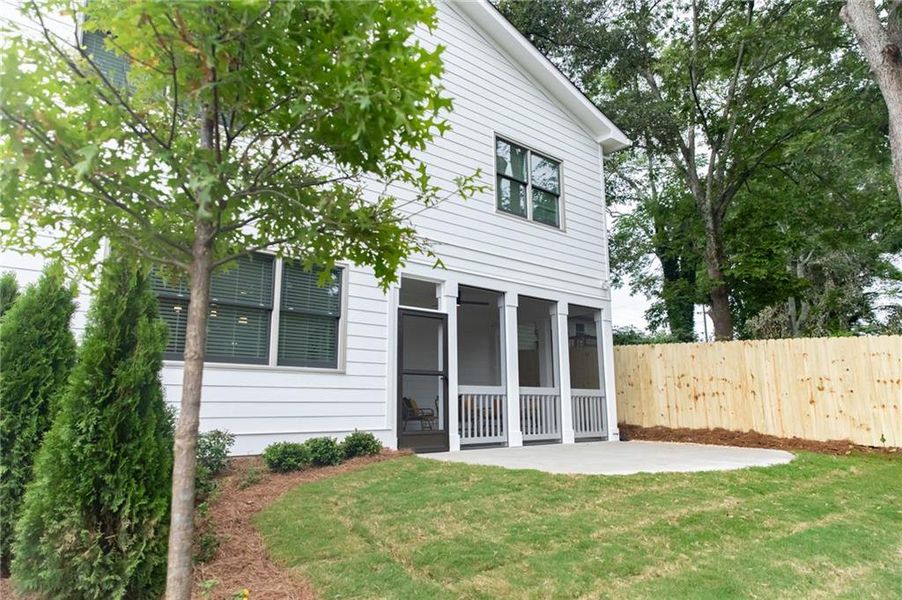 Front exterior of a new home in , Scottdale, GA, highlighting curb appeal (Image 2). Front exterior of a new home in , Scottdale, GA, highlighting curb appeal (Image 2).