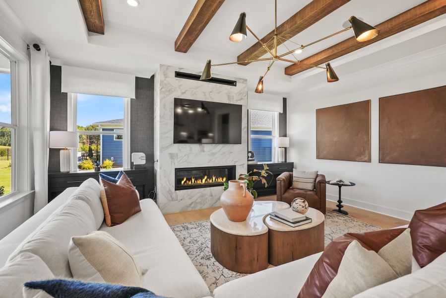 Representative furnished interior of a home built from the Renown by Del Webb in Del Webb Carolina Ridge, Midland (Image 19).